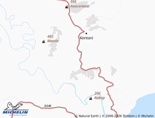 MICHELIN-Landkarte Mthwaku B - ViaMichelin