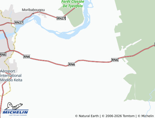MICHELIN Kobalakoro map - ViaMichelin