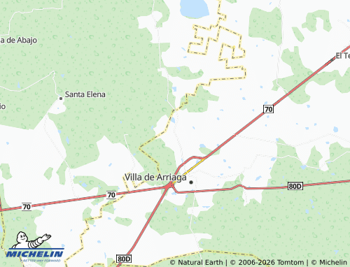 Mappa MICHELIN Santa Rosa de Gallinas - ViaMichelin
