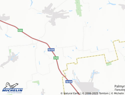 MICHELIN Ulianivka map - ViaMichelin
