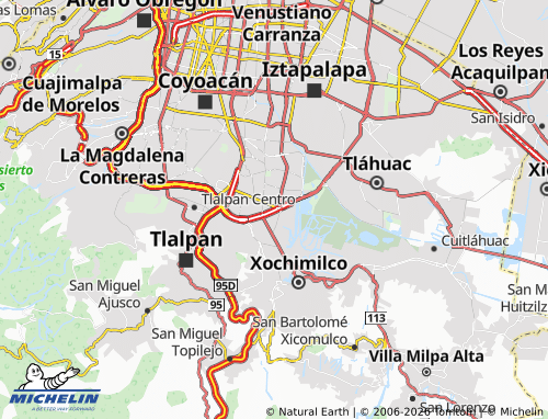 Kaart MICHELIN Villa Coapa - ViaMichelin