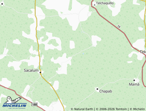 MICHELIN Hunabchén map - ViaMichelin
