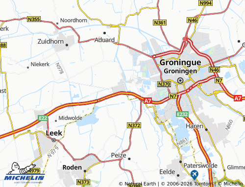 MICHELIN Matsloot map - ViaMichelin