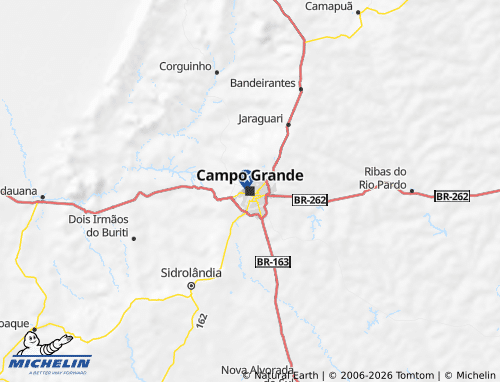 Mappa MICHELIN Mato Grosso do sul - ViaMichelin