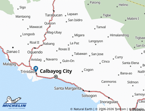 MICHELIN Tabawan map - ViaMichelin