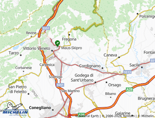 Mapa MICHELIN Case Amadio - ViaMichelin