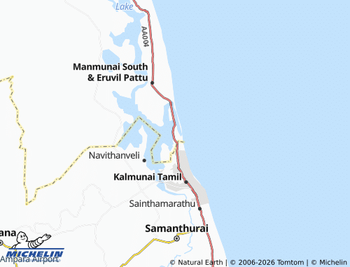 Mappa MICHELIN Periyakallar 02 West - ViaMichelin