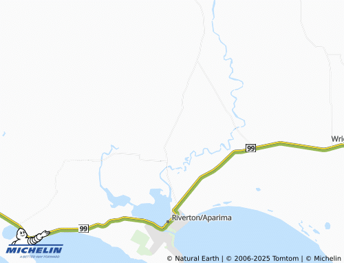 MICHELIN Gummies Bush map - ViaMichelin