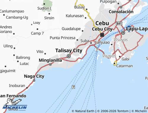 Mappa MICHELIN San Roque - ViaMichelin