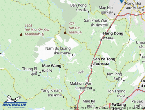 Kaart MICHELIN Nam Bo Luang - ViaMichelin