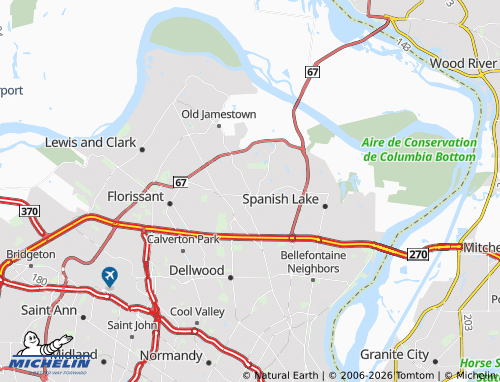 Mapa MICHELIN Black Jack - ViaMichelin