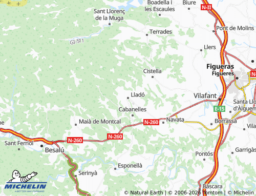 MICHELIN Lladó map - ViaMichelin