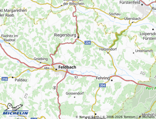 MICHELIN Oberkornbach map - ViaMichelin