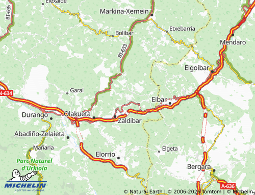 Carte MICHELIN Mallabia - ViaMichelin