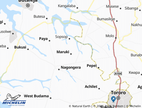 MICHELIN Maruki map - ViaMichelin