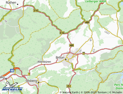 Carte MICHELIN Östenberg - ViaMichelin