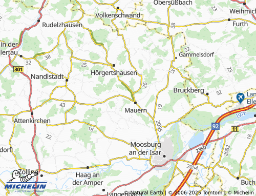 Carte MICHELIN Wollersdorf - ViaMichelin