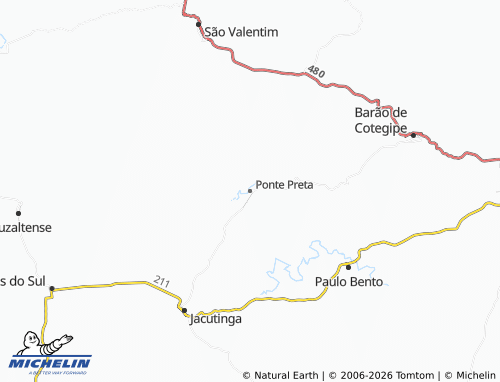 Mapa MICHELIN Ponte Preta - ViaMichelin