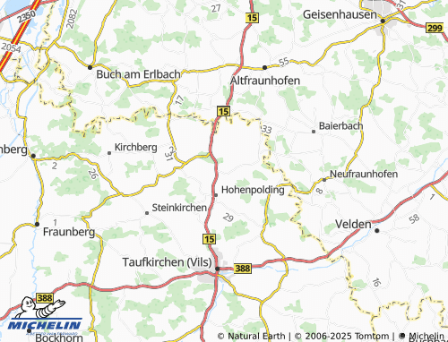 Mapa MICHELIN Starzell - ViaMichelin