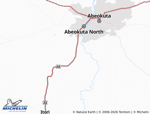 MICHELIN Obada map - ViaMichelin