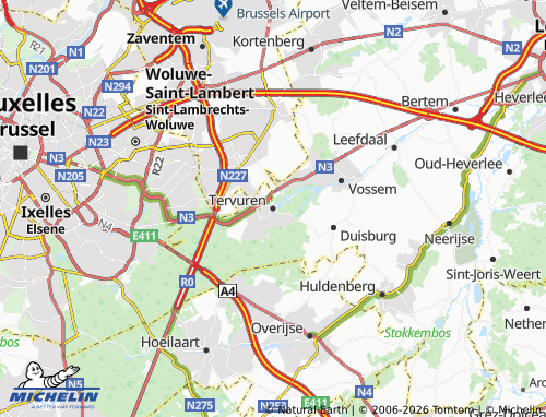 Mappa MICHELIN Tervuren - ViaMichelin