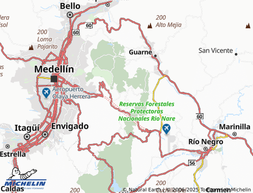 MICHELIN Barro Blanco map - ViaMichelin