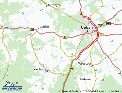MICHELIN Klein Süstedt map - ViaMichelin