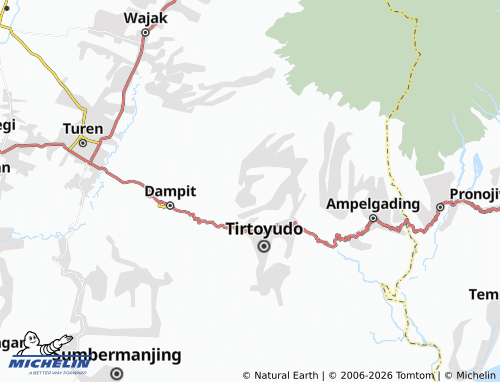 MICHELIN Tamankuncaran map - ViaMichelin