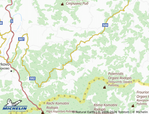 MICHELIN Pashintsi map - ViaMichelin