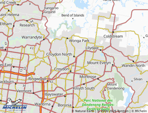 Mapa MICHELIN Croydon North - ViaMichelin