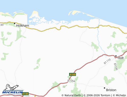 Carte MICHELIN Binham - ViaMichelin