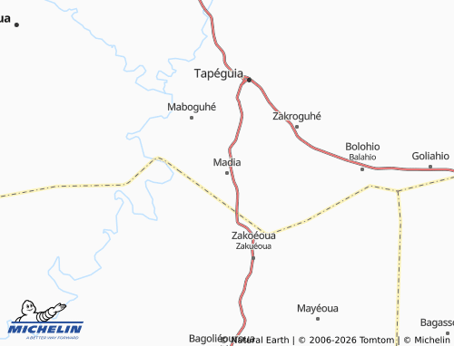 MICHELIN-Landkarte Madia - ViaMichelin
