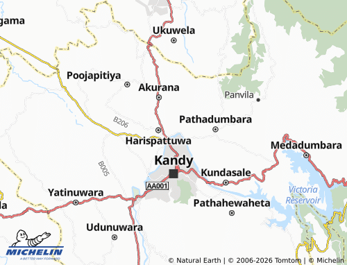 Mappa MICHELIN Nawayalathenna - ViaMichelin