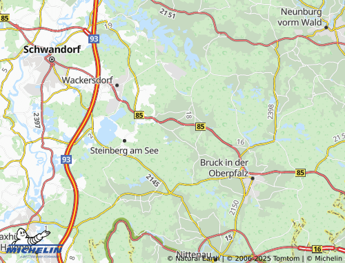 MICHELIN Warmersdorf map - ViaMichelin