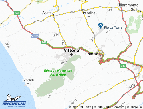 Carte MICHELIN Vittoria - ViaMichelin