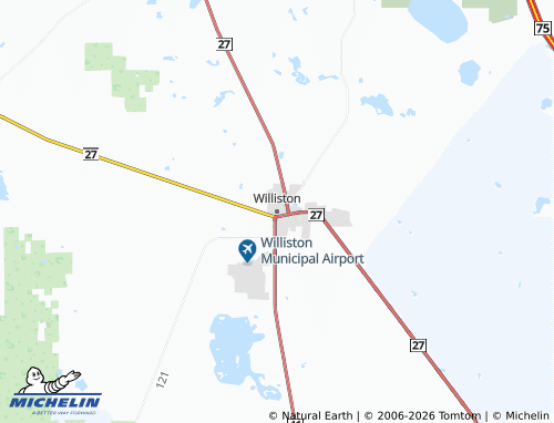 Kaart MICHELIN Williston - ViaMichelin