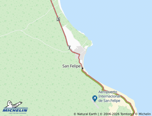 Mappa MICHELIN Naval San Felipe - ViaMichelin