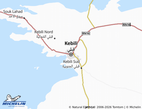 MICHELIN Qibli map - ViaMichelin