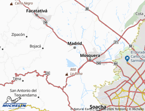 Carte MICHELIN La Estancia - ViaMichelin