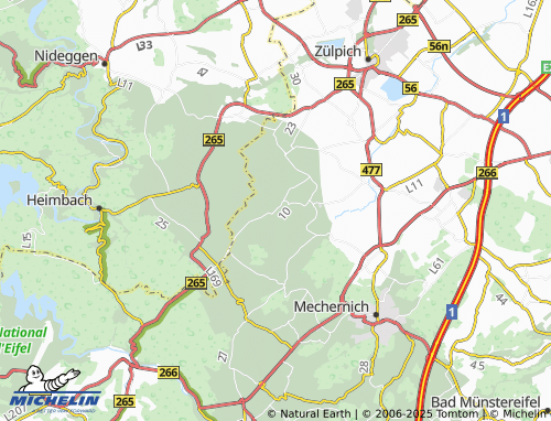 MICHELIN Berg map - ViaMichelin