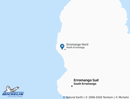 Kaart MICHELIN North Erromango - ViaMichelin
