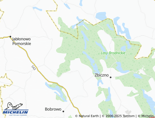 MICHELIN Godziszka map - ViaMichelin
