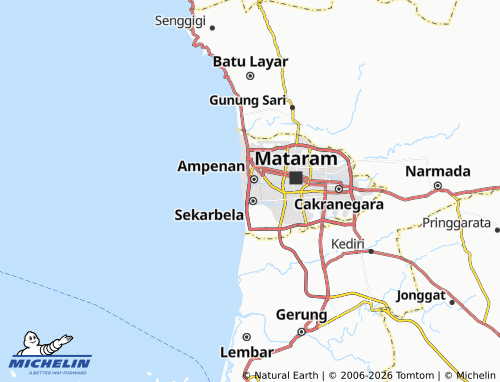 MICHELIN Tanjung Karang Permai map - ViaMichelin