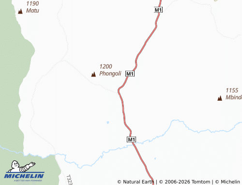 Mappa MICHELIN Mphomwa - ViaMichelin