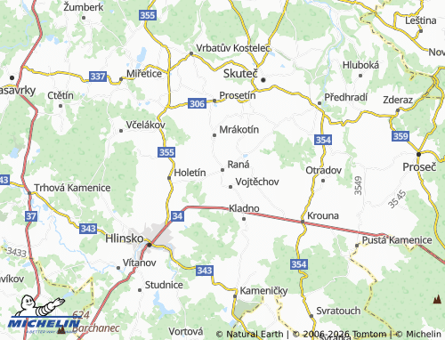 Mapa MICHELIN Raná - ViaMichelin