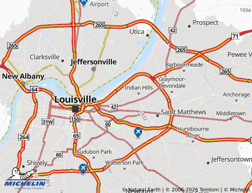 Mapa MICHELIN Mockingbird Valley - ViaMichelin
