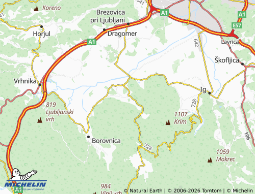 Mappa MICHELIN Preserje - ViaMichelin
