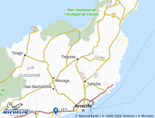 Mapa MICHELIN Teguise - ViaMichelin