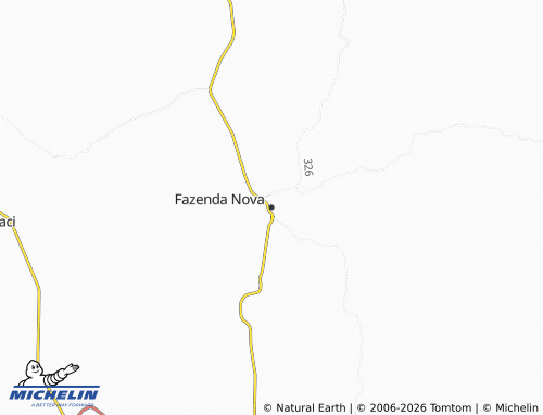 Mapa MICHELIN Fazenda Nova - ViaMichelin