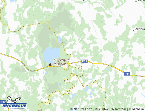 Mapa MICHELIN Dauguļi - ViaMichelin